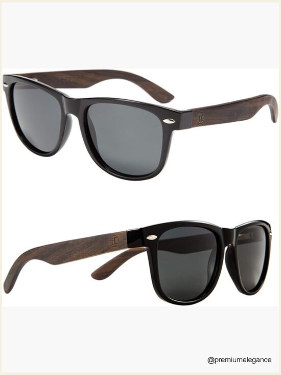 Polarized Wood Sunglasses UV400 Driving Fishing Golf main image 5